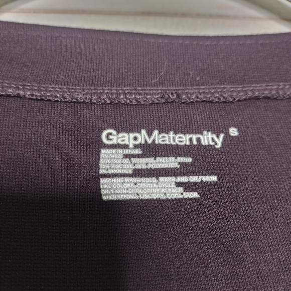 Gap Maternity Purple Short Sleeve Cardigan with Tie, Half Sleeves Size S - Picture 7 of 9